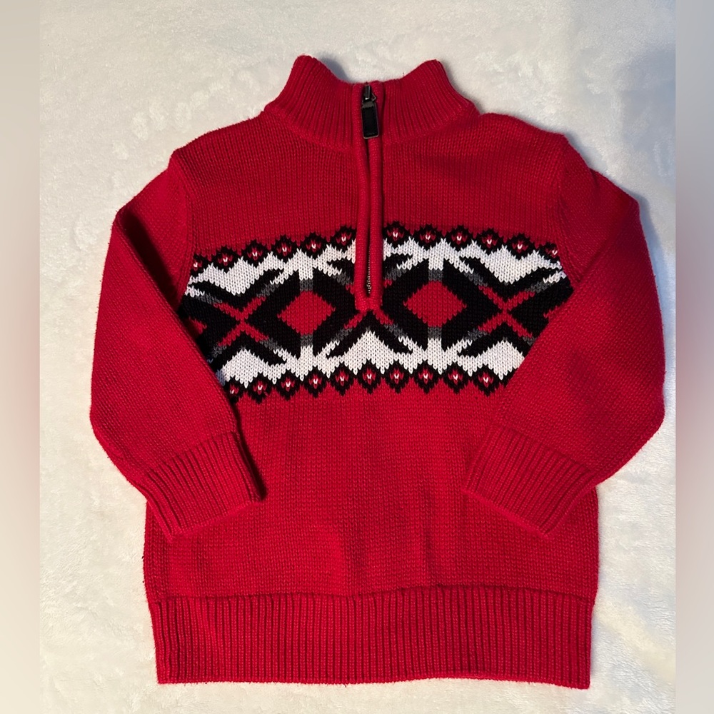 Chaps Red Sweater Size 4